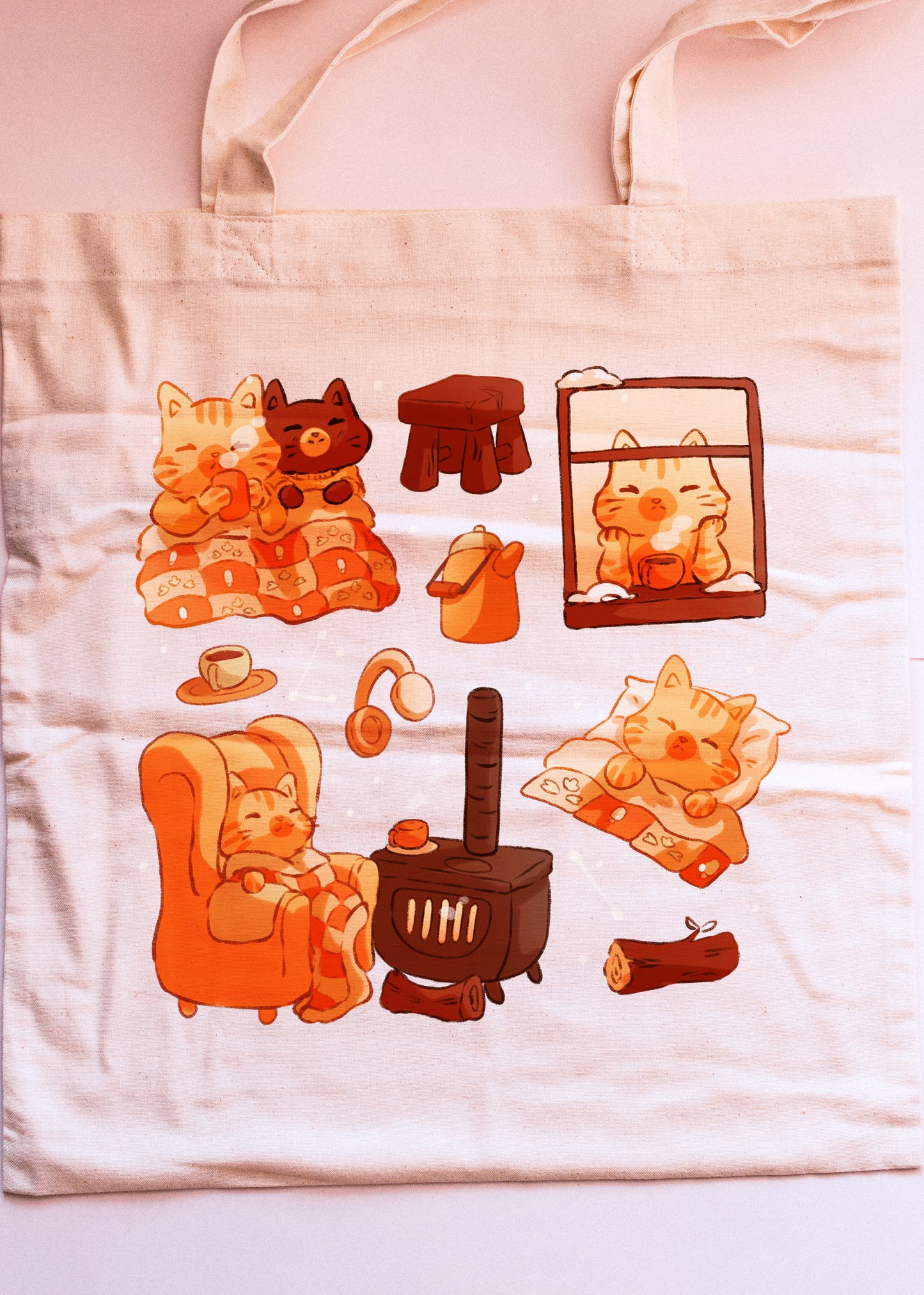 Tote bag - Winter cat