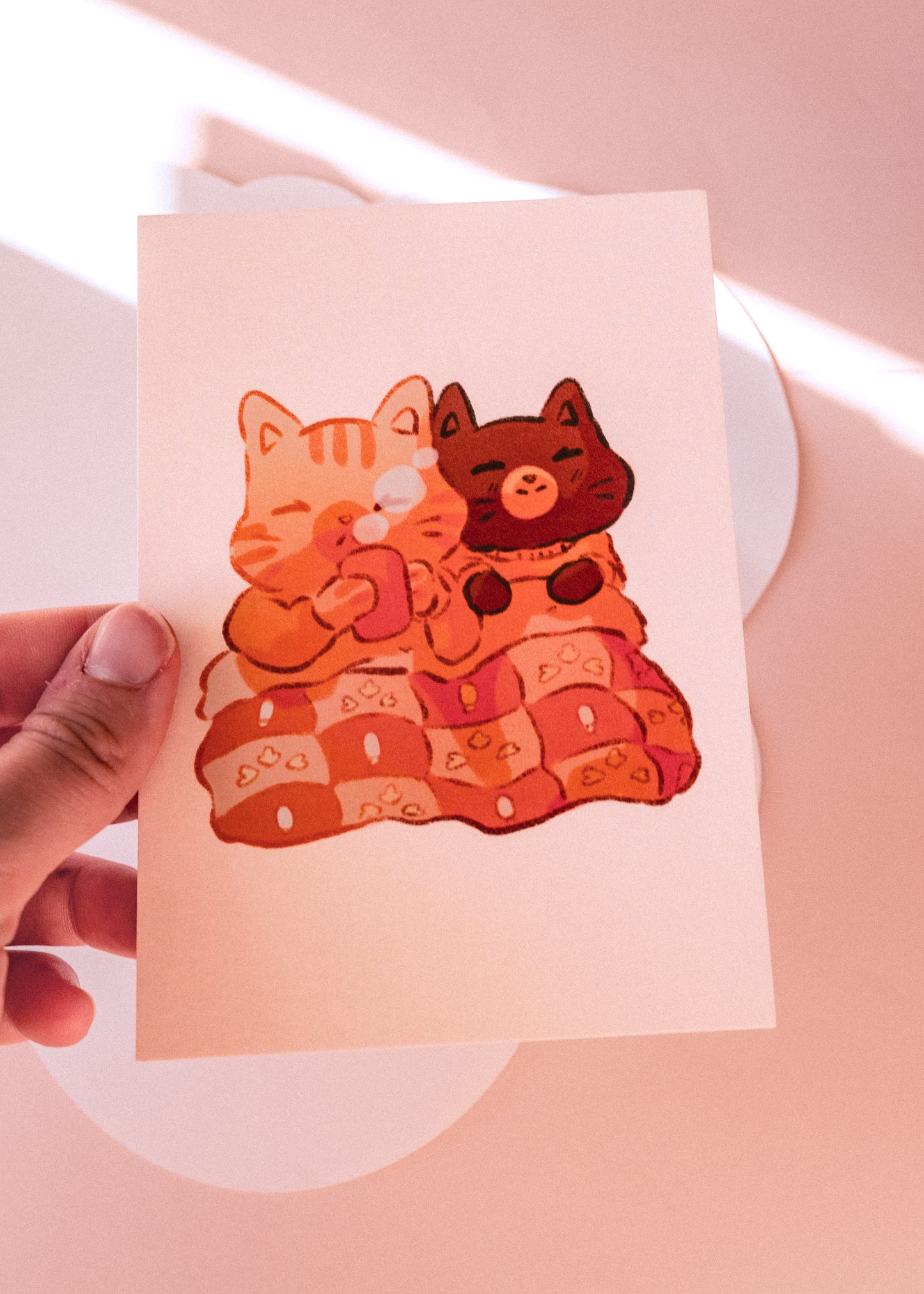 Minis prints - Chat couette