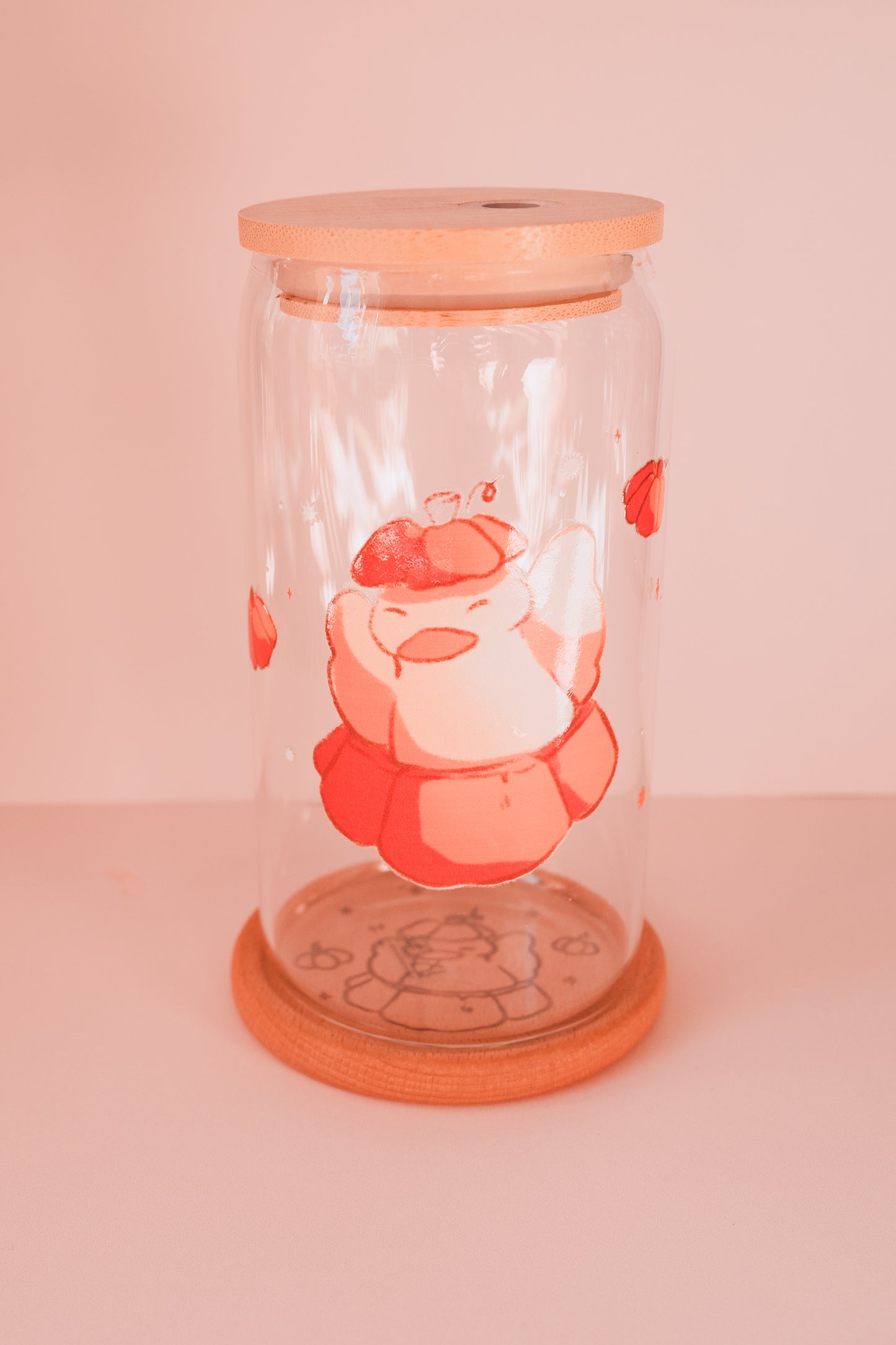 Verre - Canard citrouille