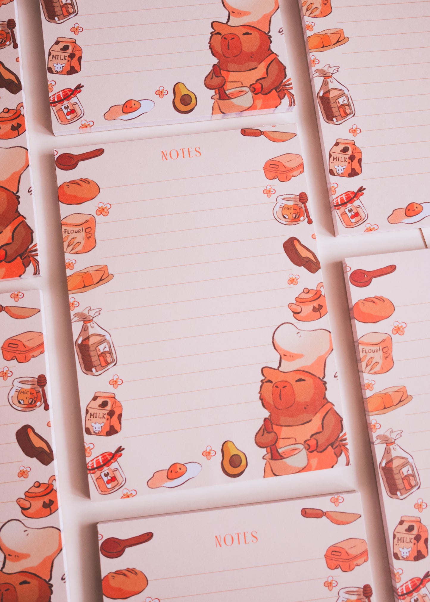 A5 Notepad - Cat and duck in Japan