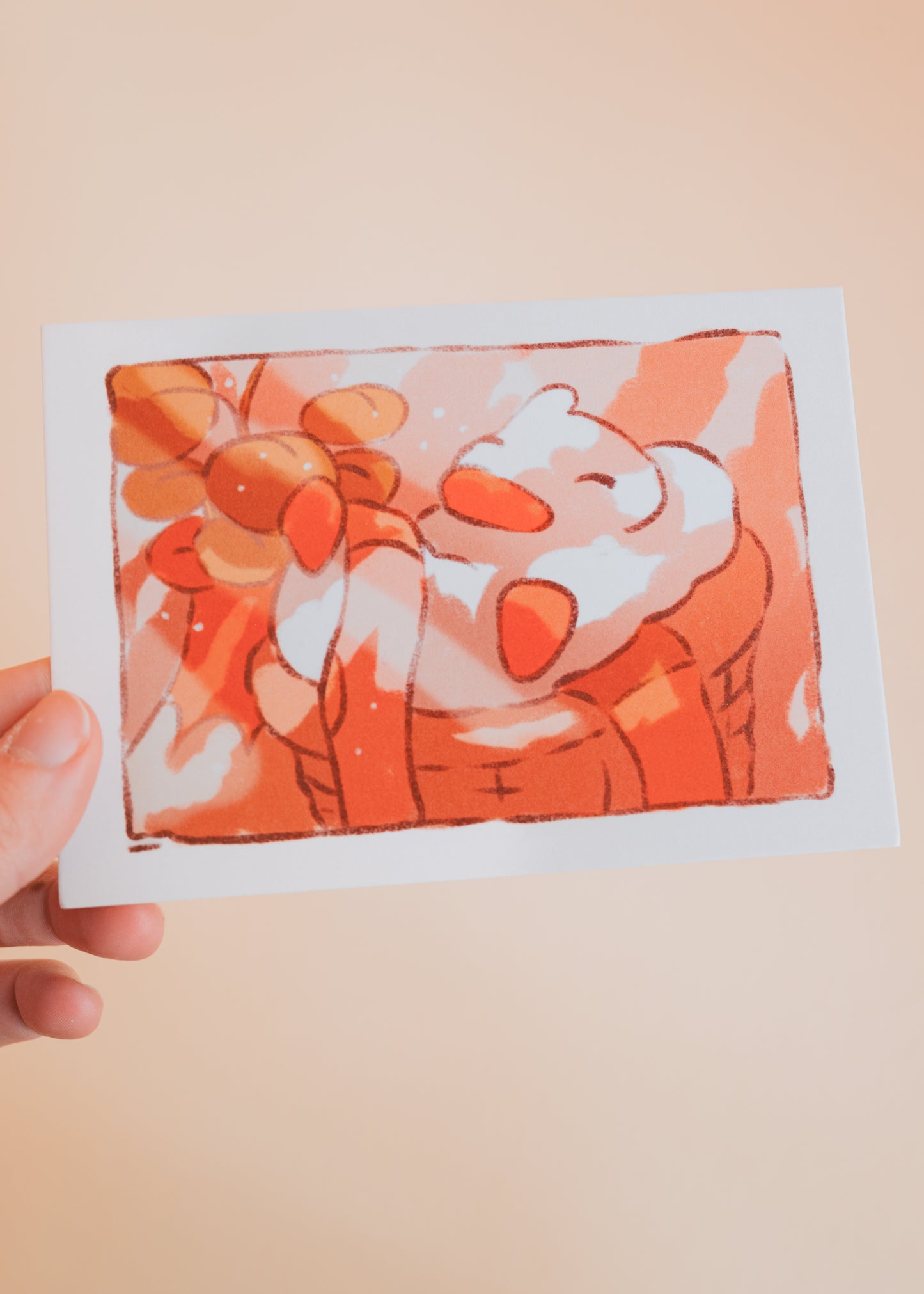 Minis prints - Canard sieste dans panier