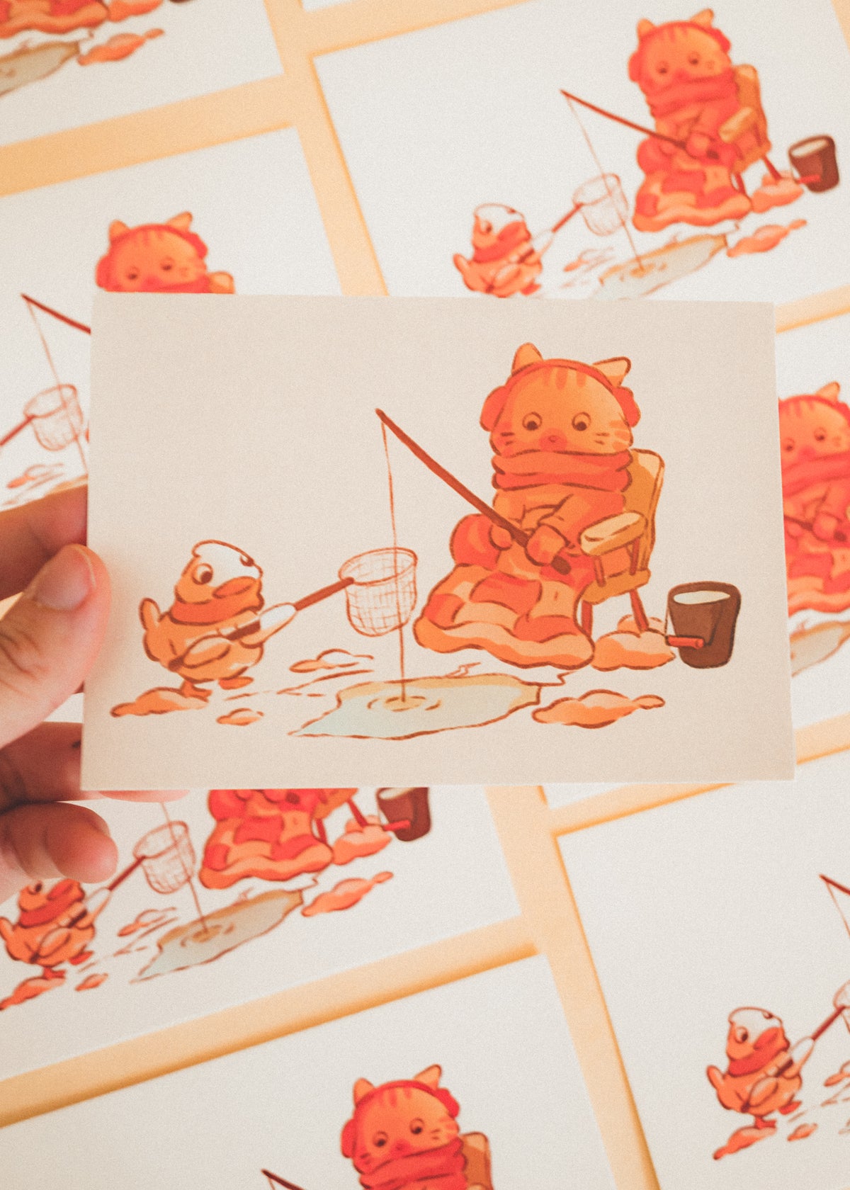 Mini prints - Duck in the bag
