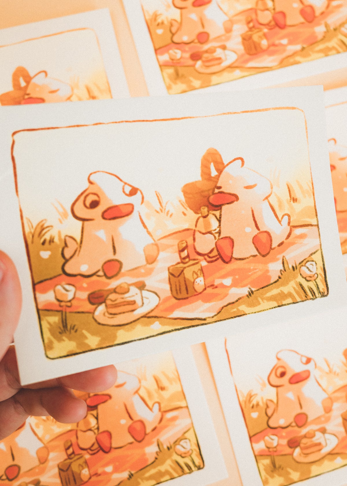 Mini prints - Duck in the bag