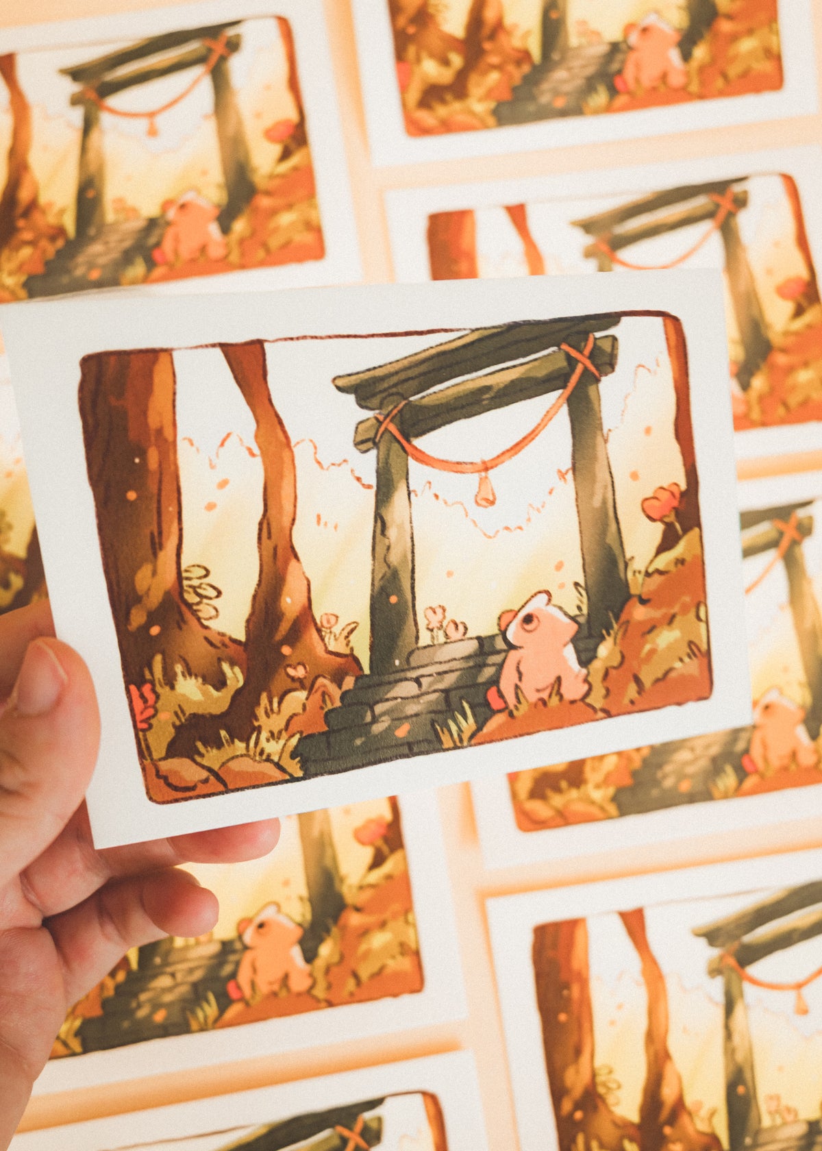 Mini prints - Duck in the bag