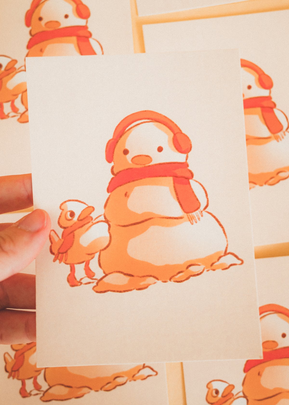 Mini prints - Duck in the bag