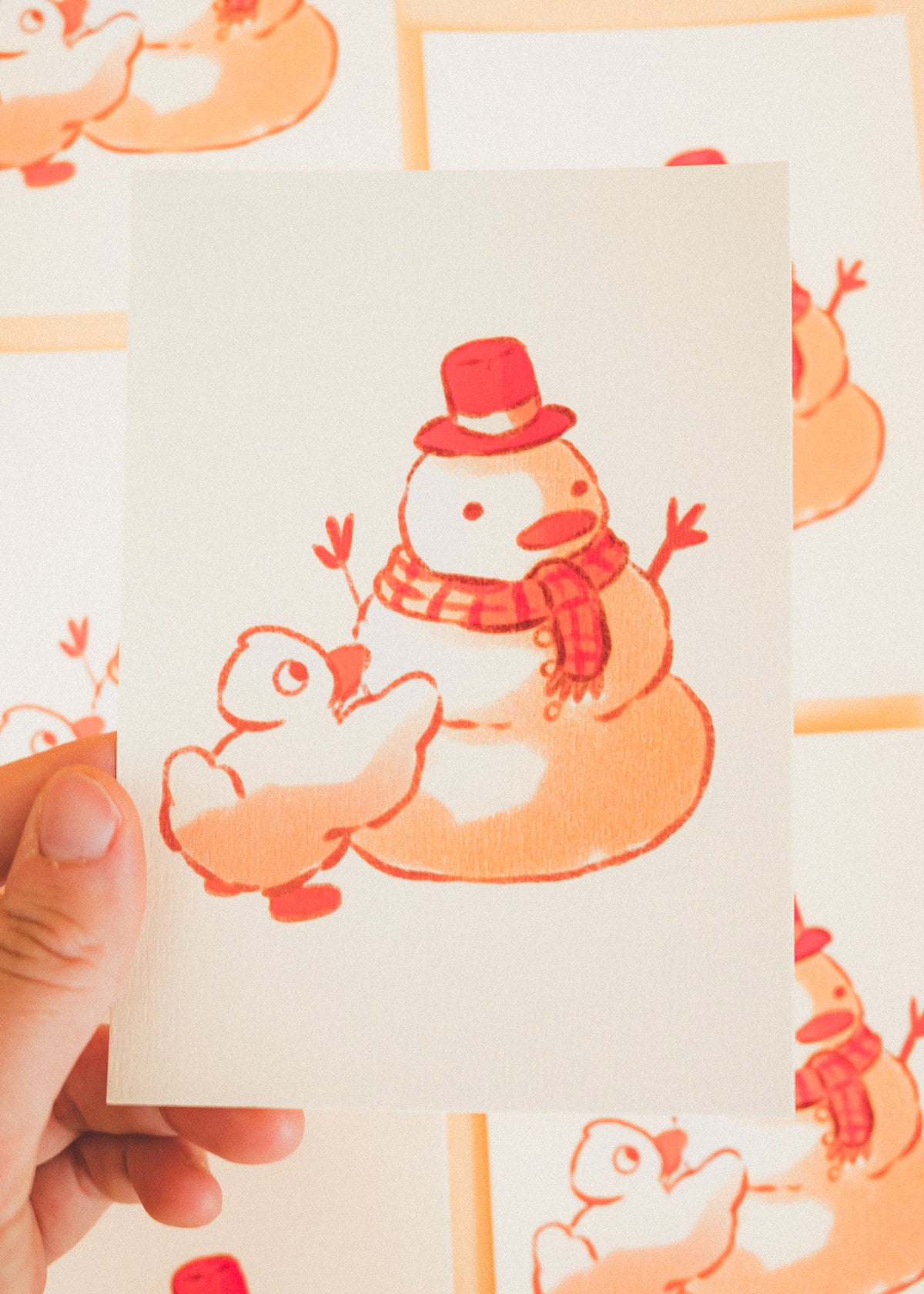 Mini prints - Duck in the bag