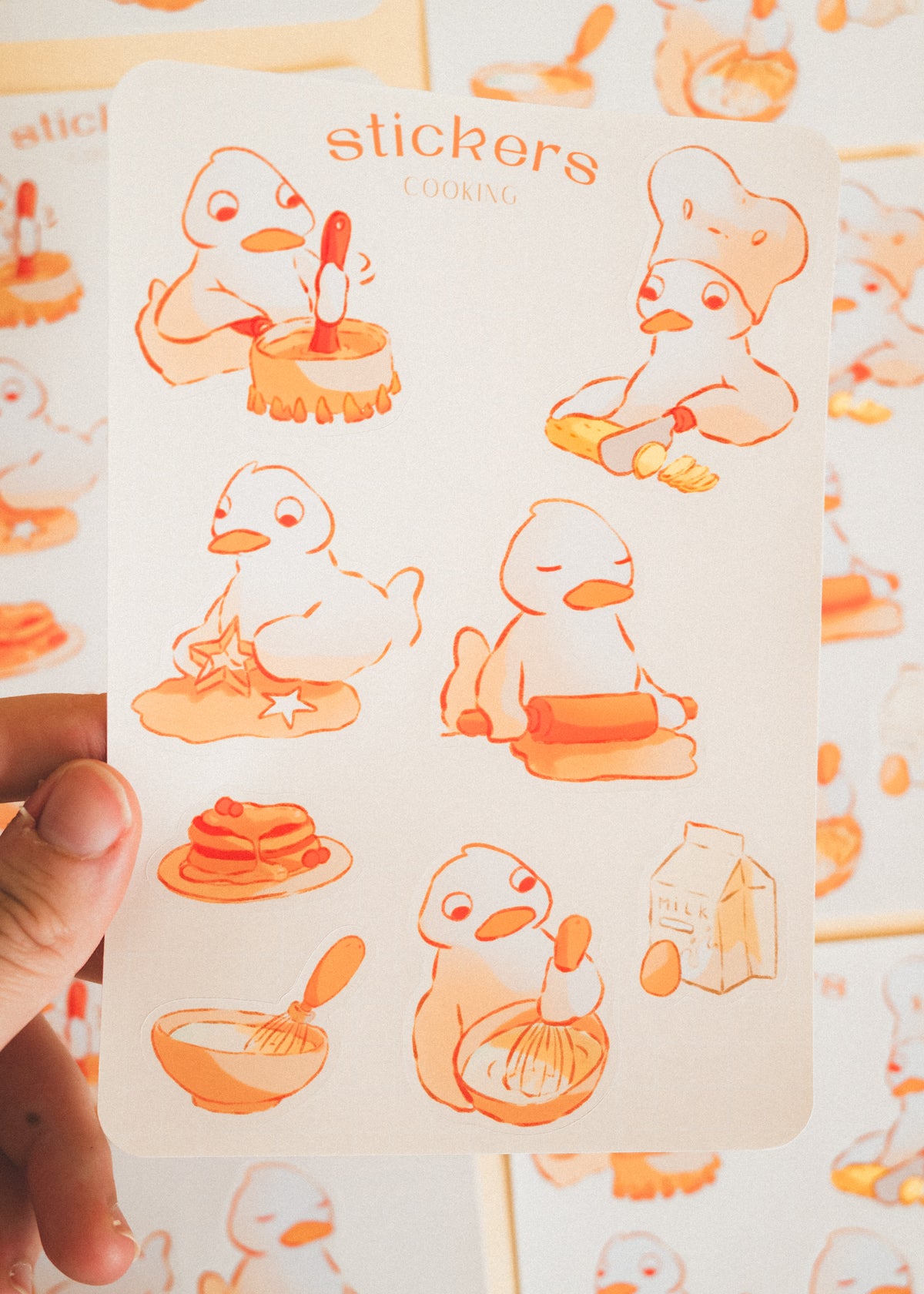 Feuille de stickers - Cuisine