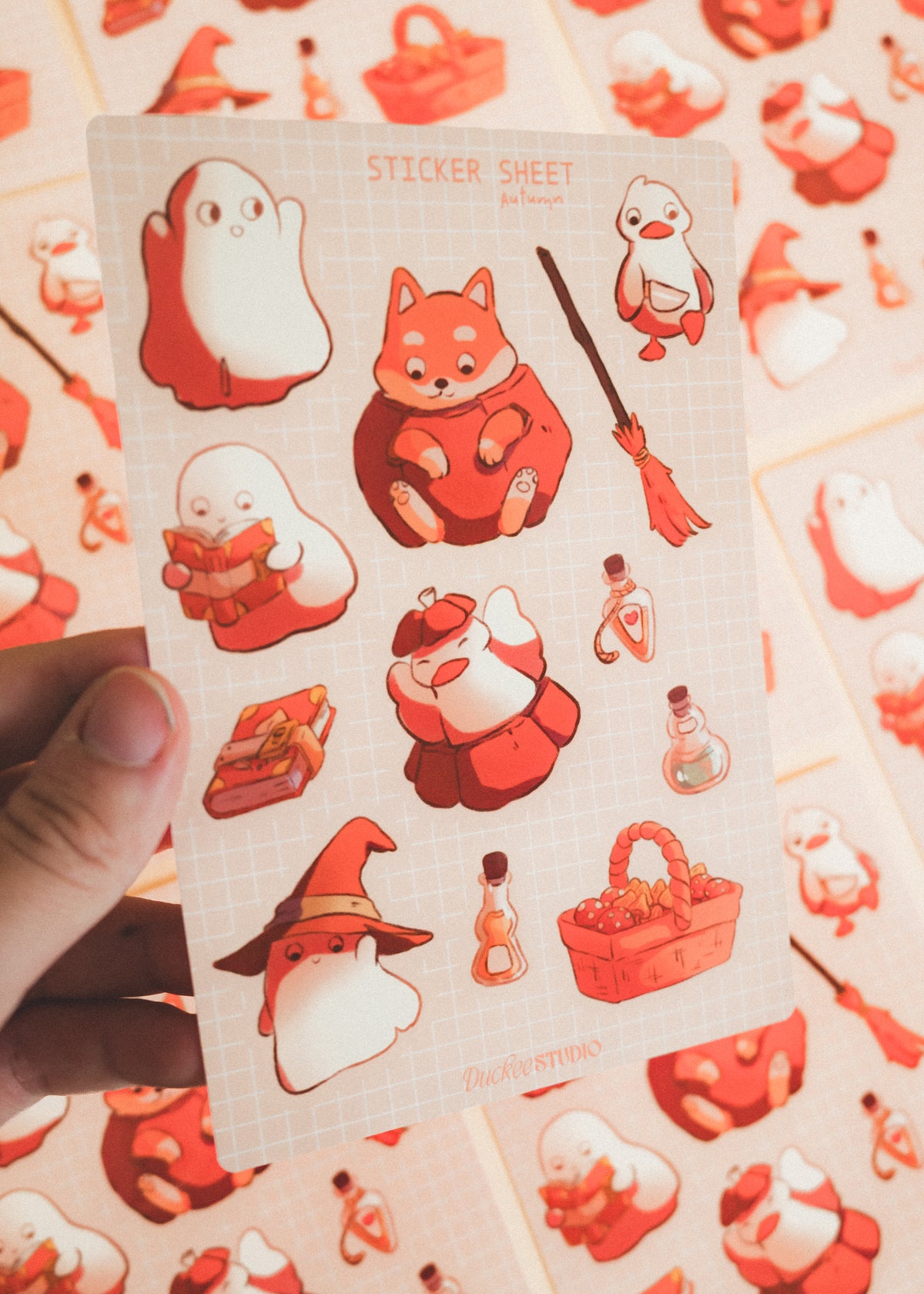 Feuille de stickers - Automne