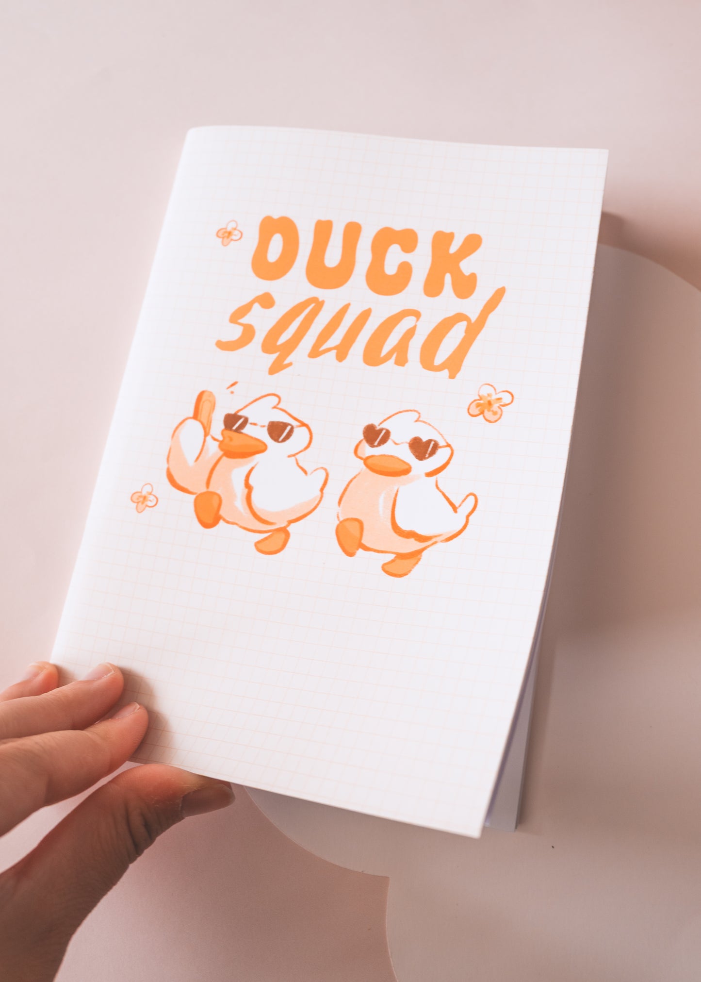 Notebook - duck in the rain