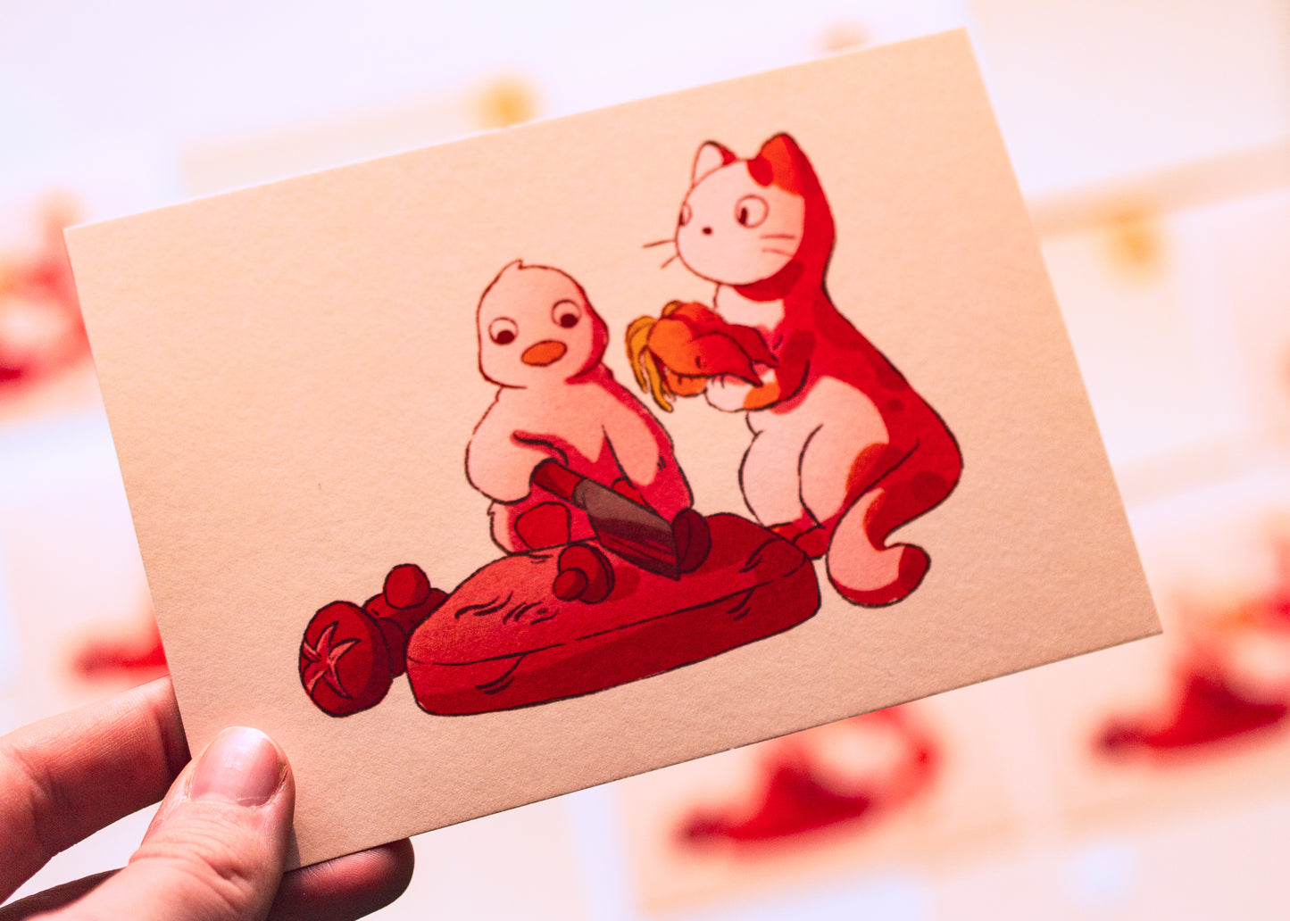 Minis prints - Chat & canard cuisine