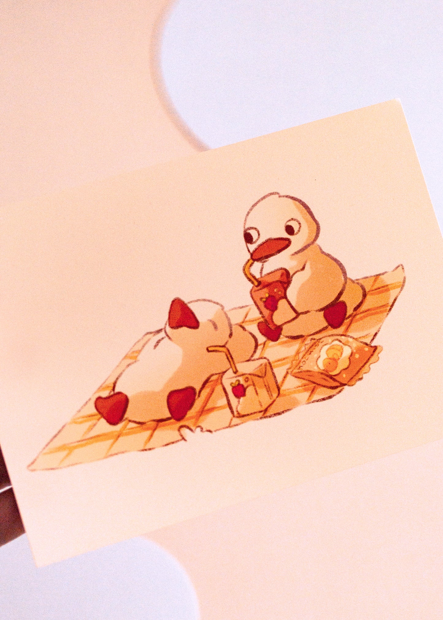 Minis prints - Canards pique nique