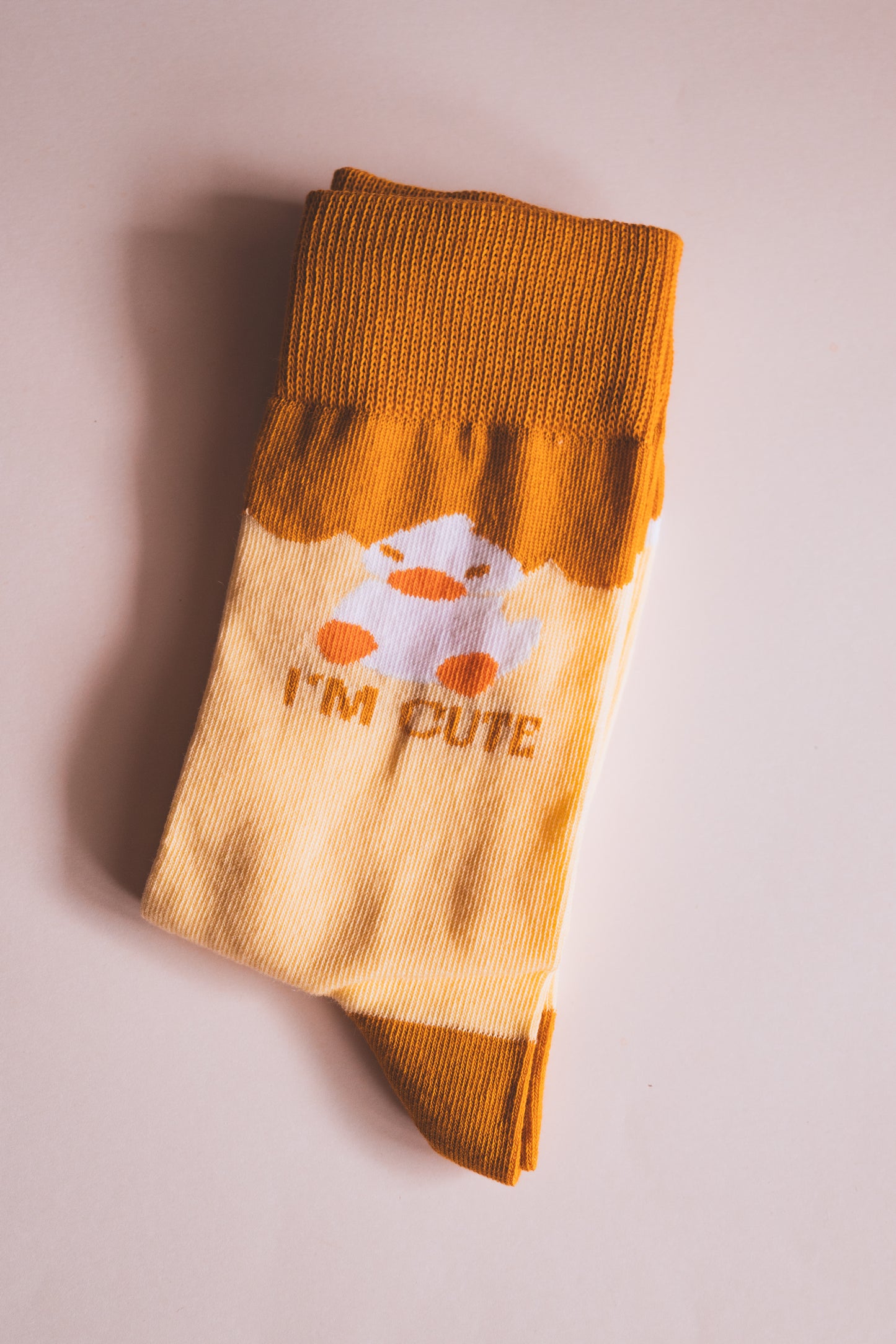 Chaussettes canard I'm cute taille S ou M coton motif original Sekai