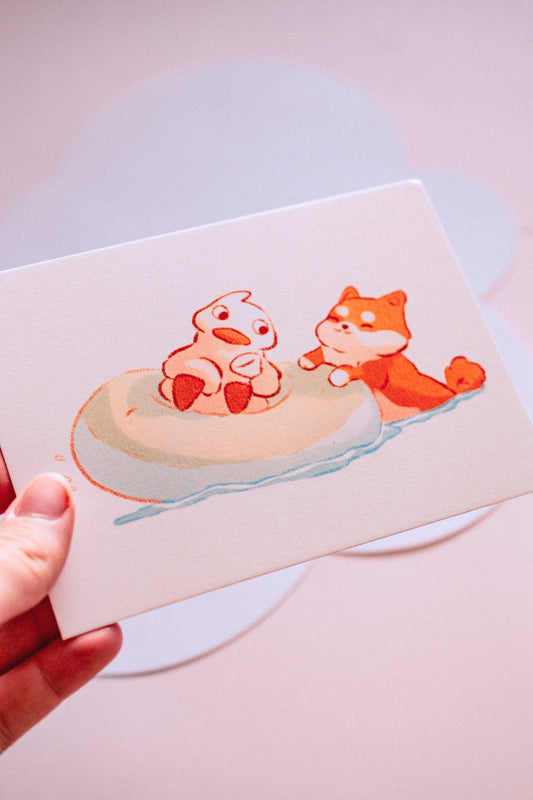 Mini prints - Duck in the bag