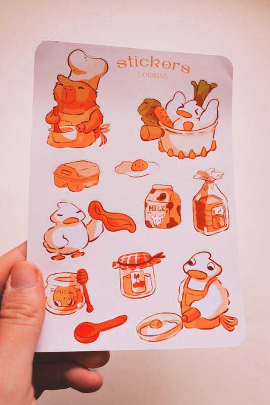 Sticker sheet - Yumyum