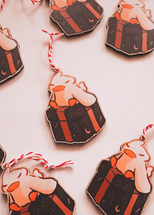Ornament - Shiba ribbon