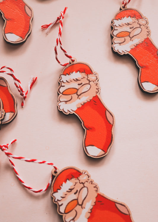 Ornament - Shiba ribbon