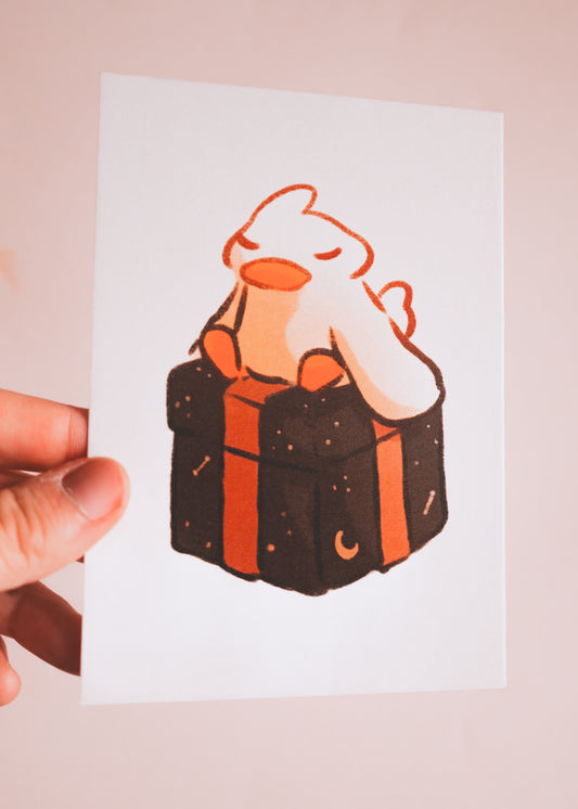 Mini prints - Duck in the bag