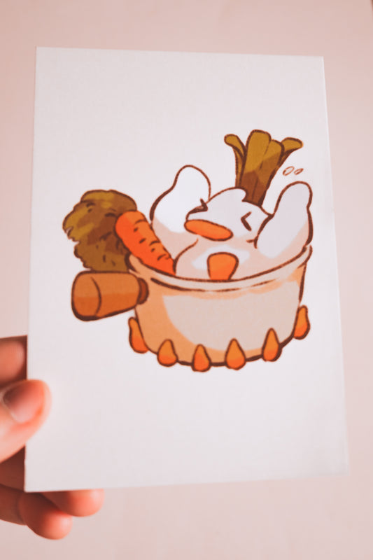 Mini prints - Duck in the bag