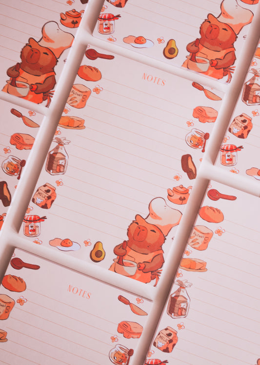 A5 Notepad - Cat and duck in Japan