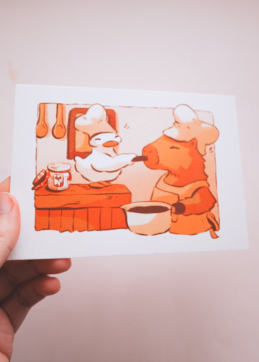Mini prints - Duck in the bag