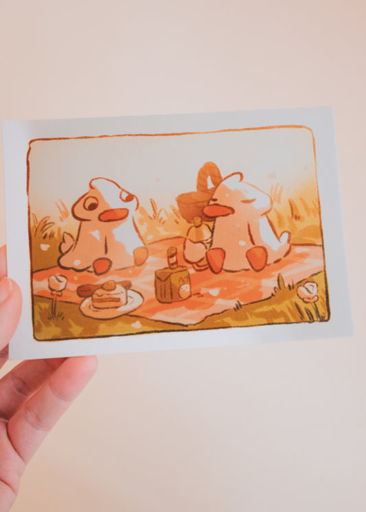 Mini prints - Duck in the bag