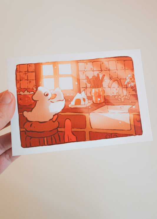 Mini prints - Duck in the bag