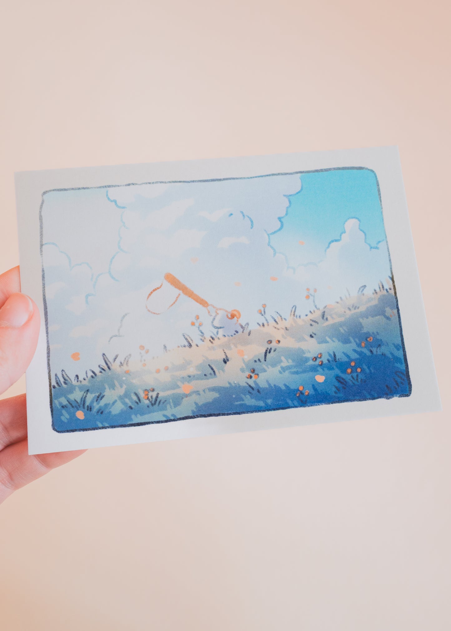 Minis prints - Canard attrape les insectes