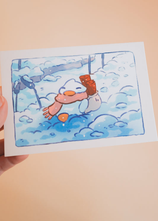 Mini prints - Duck in the bag