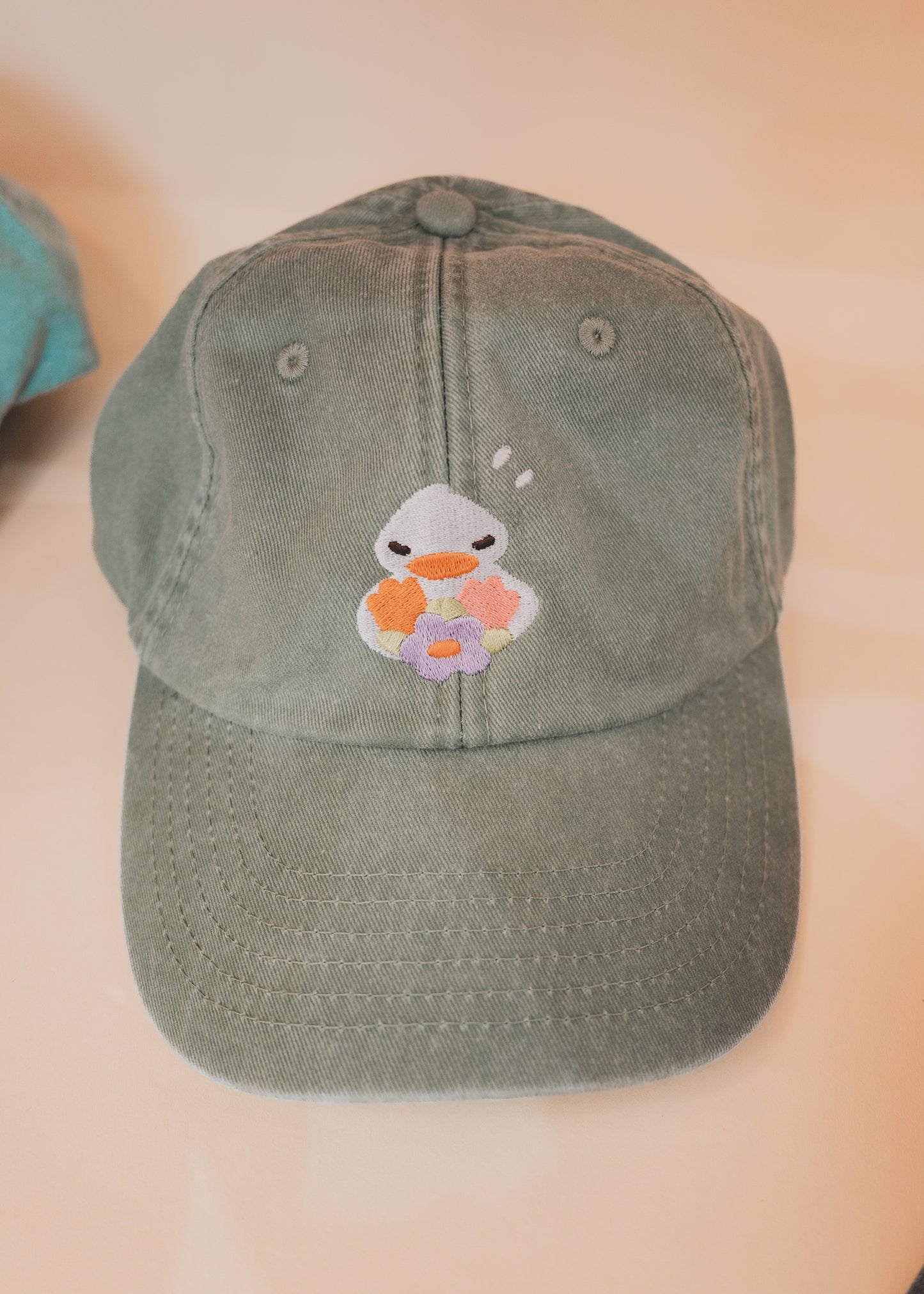 Casquettes - Canard bouquet de fleurs PRÉCOMMANDES