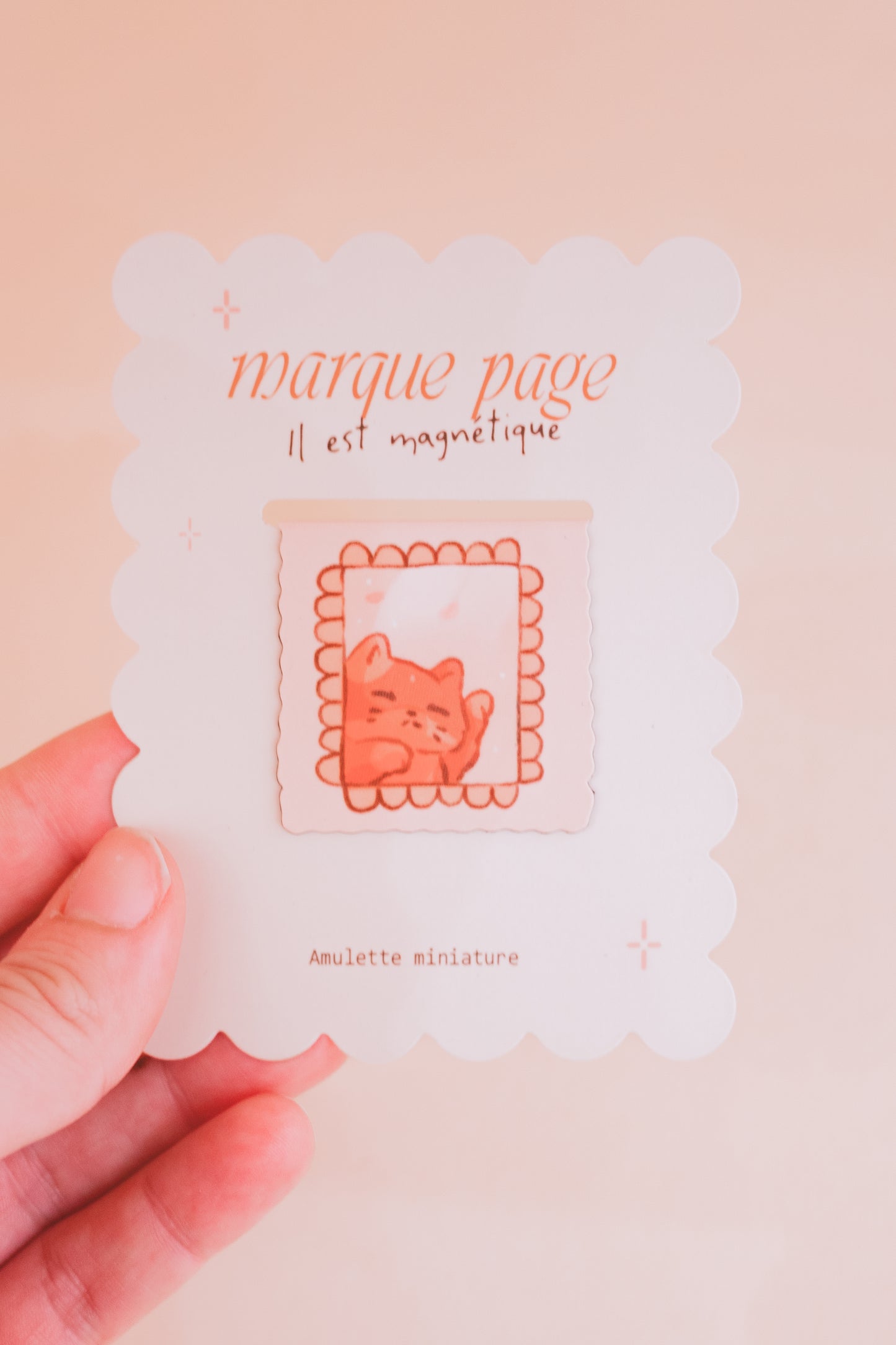 Marque page - Chat coucou
