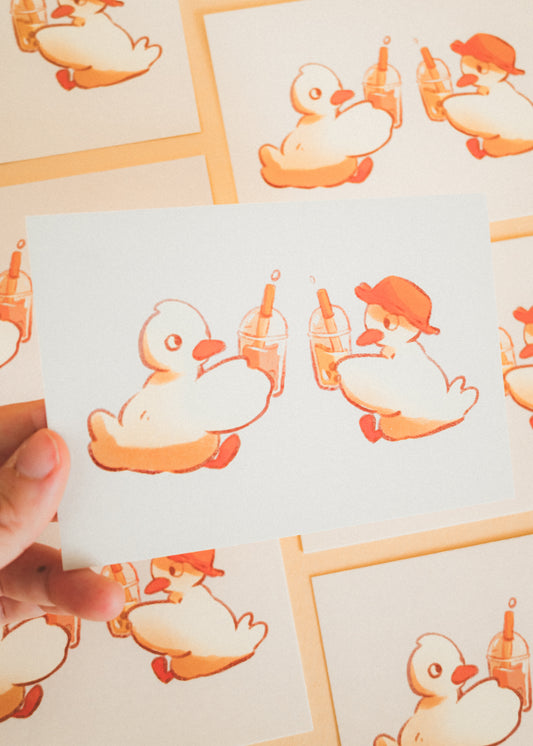 Minis prints - Canards bubble tea