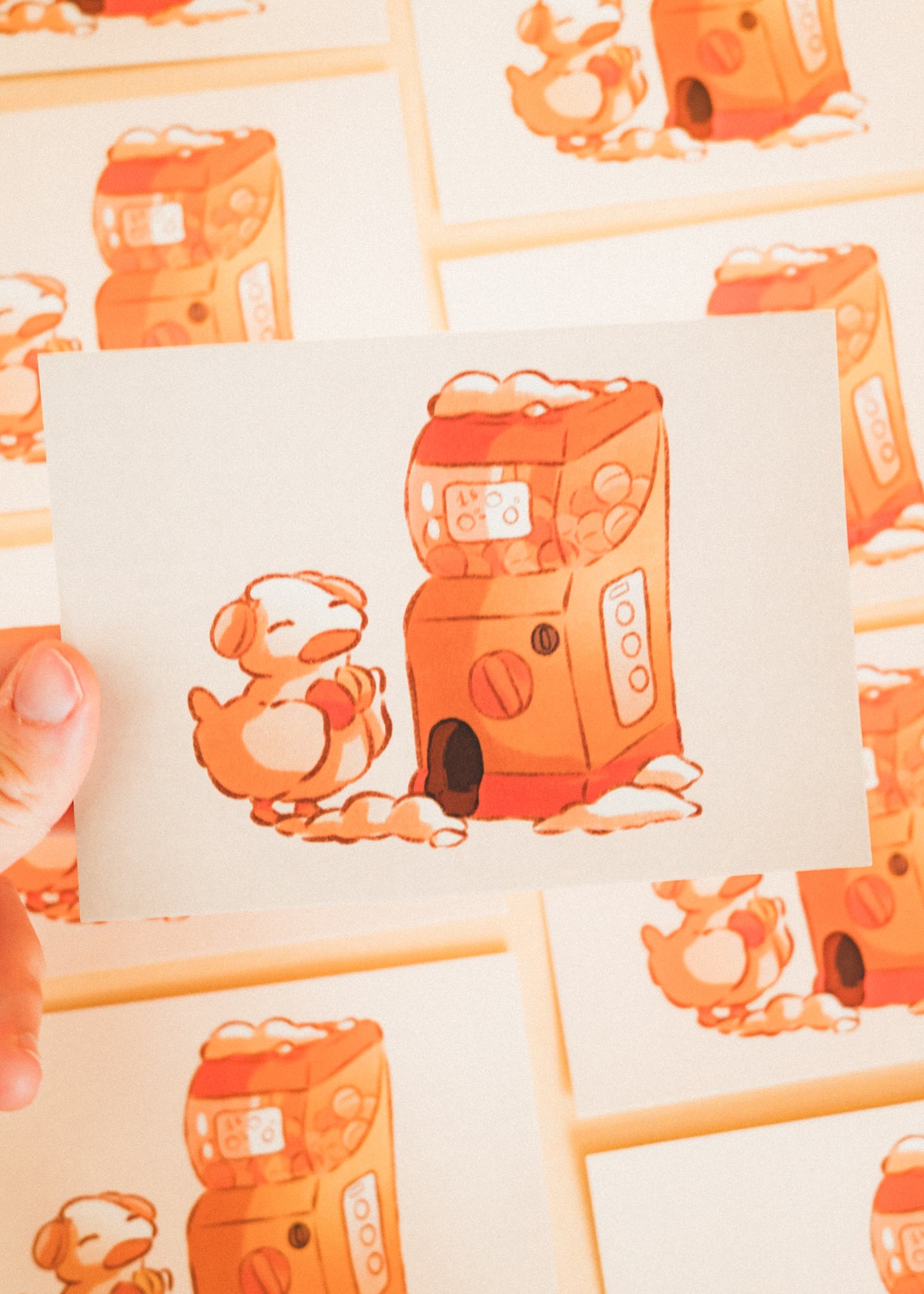 Mini prints - Duck in the bag