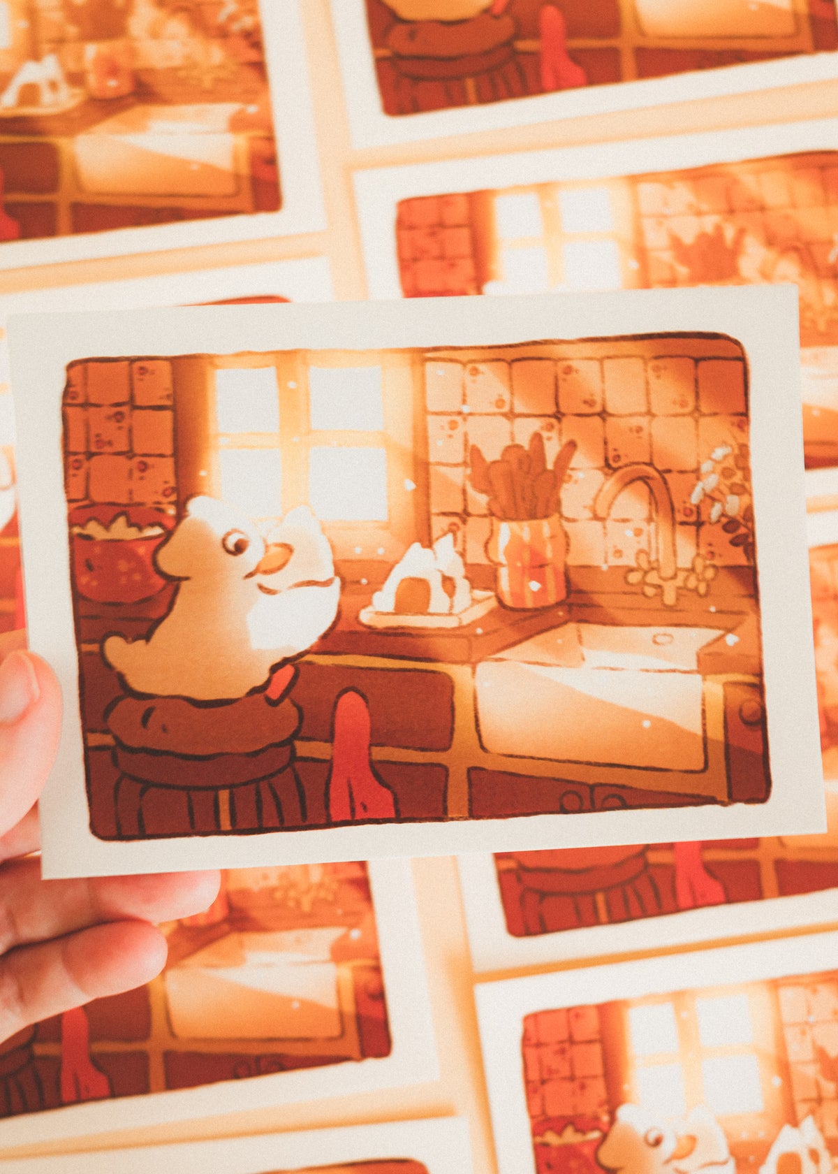 Mini prints - Duck in the bag