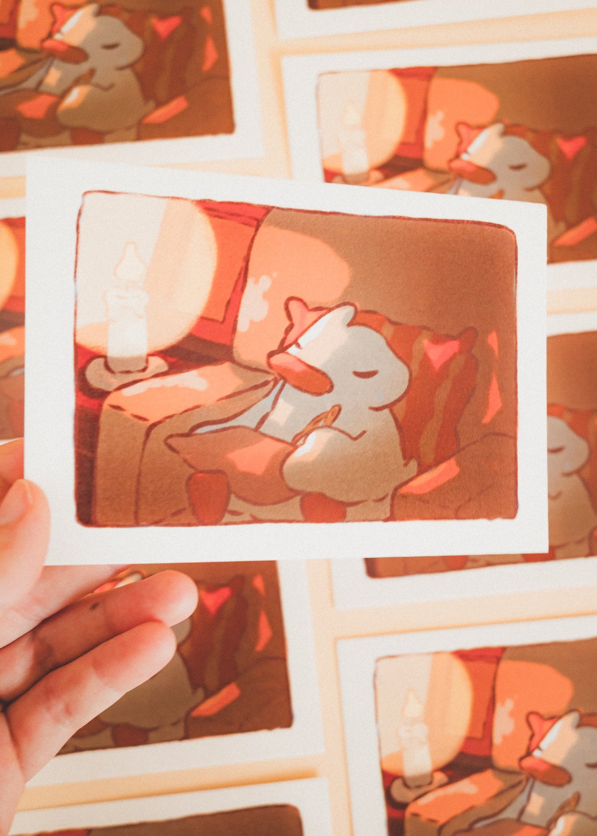 Mini prints - Duck in the bag