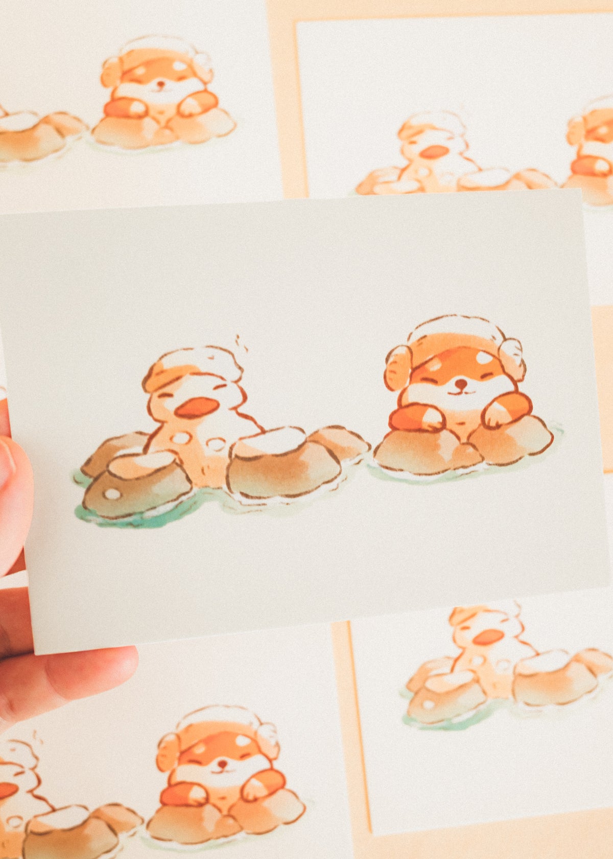 Minis prints - Onsen time