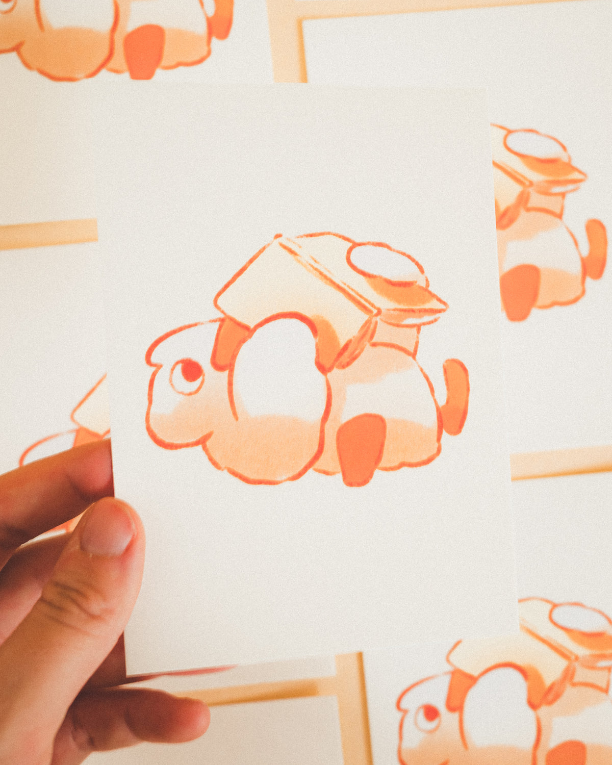 Mini prints - Duck in the bag