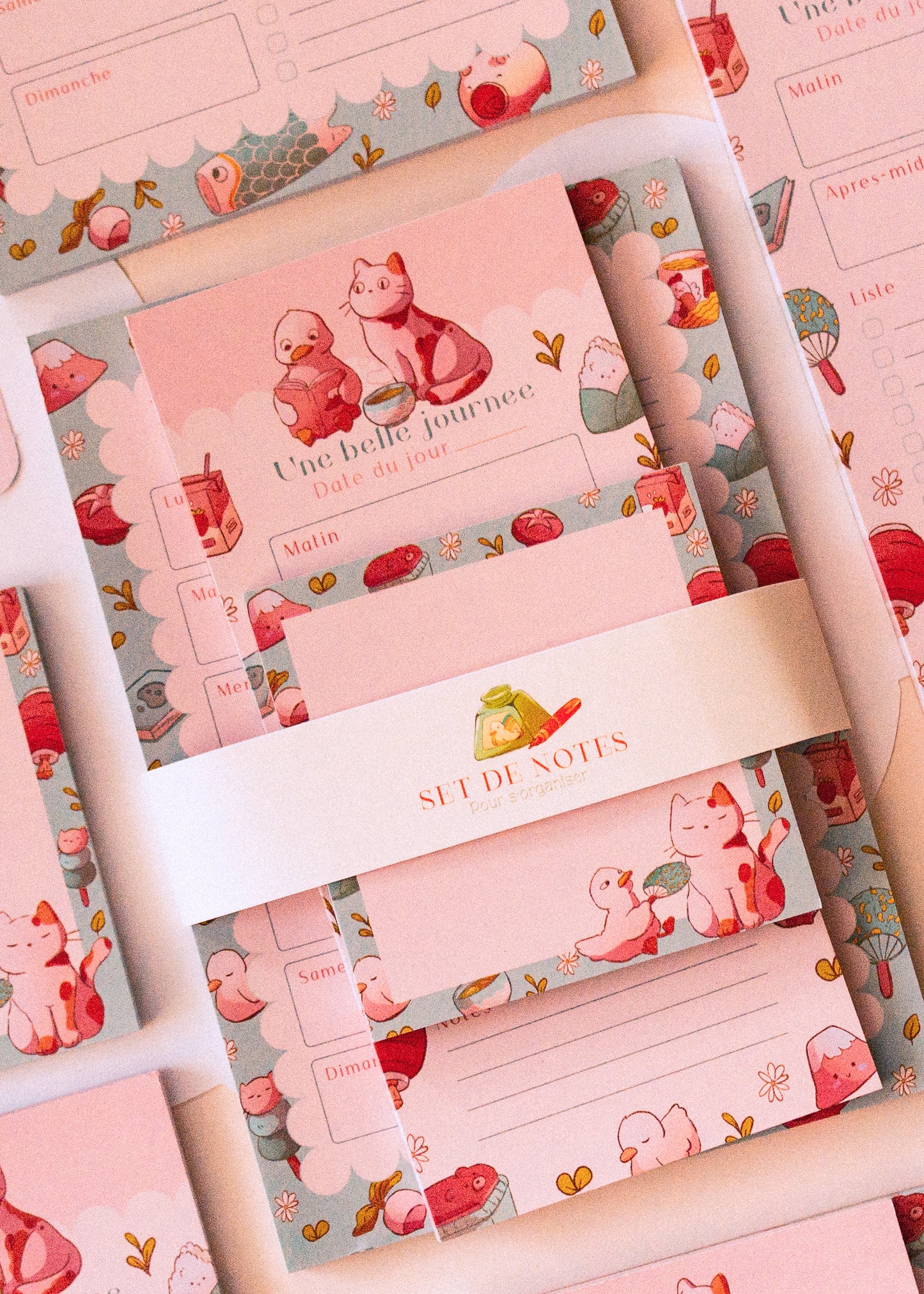 Set - Canard et chat au japon