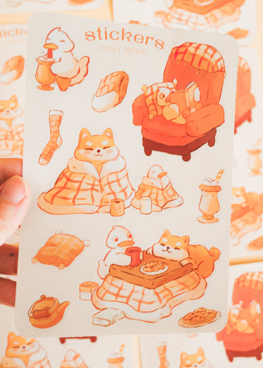 Sticker sheet - Cozy mood