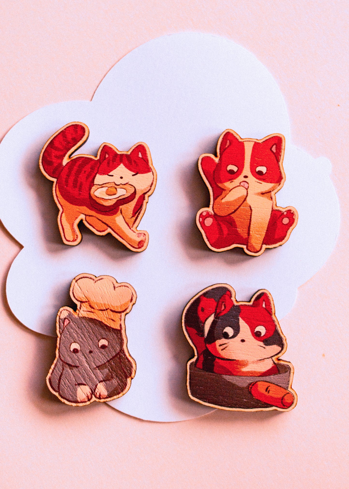 Magnet set - little cats