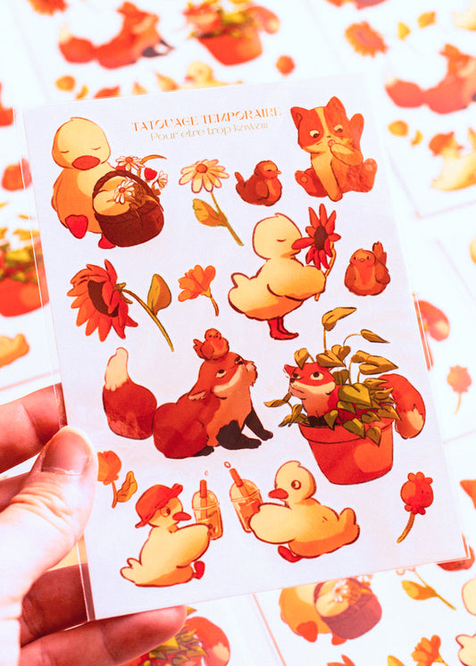 Temporary tattoo - Spring