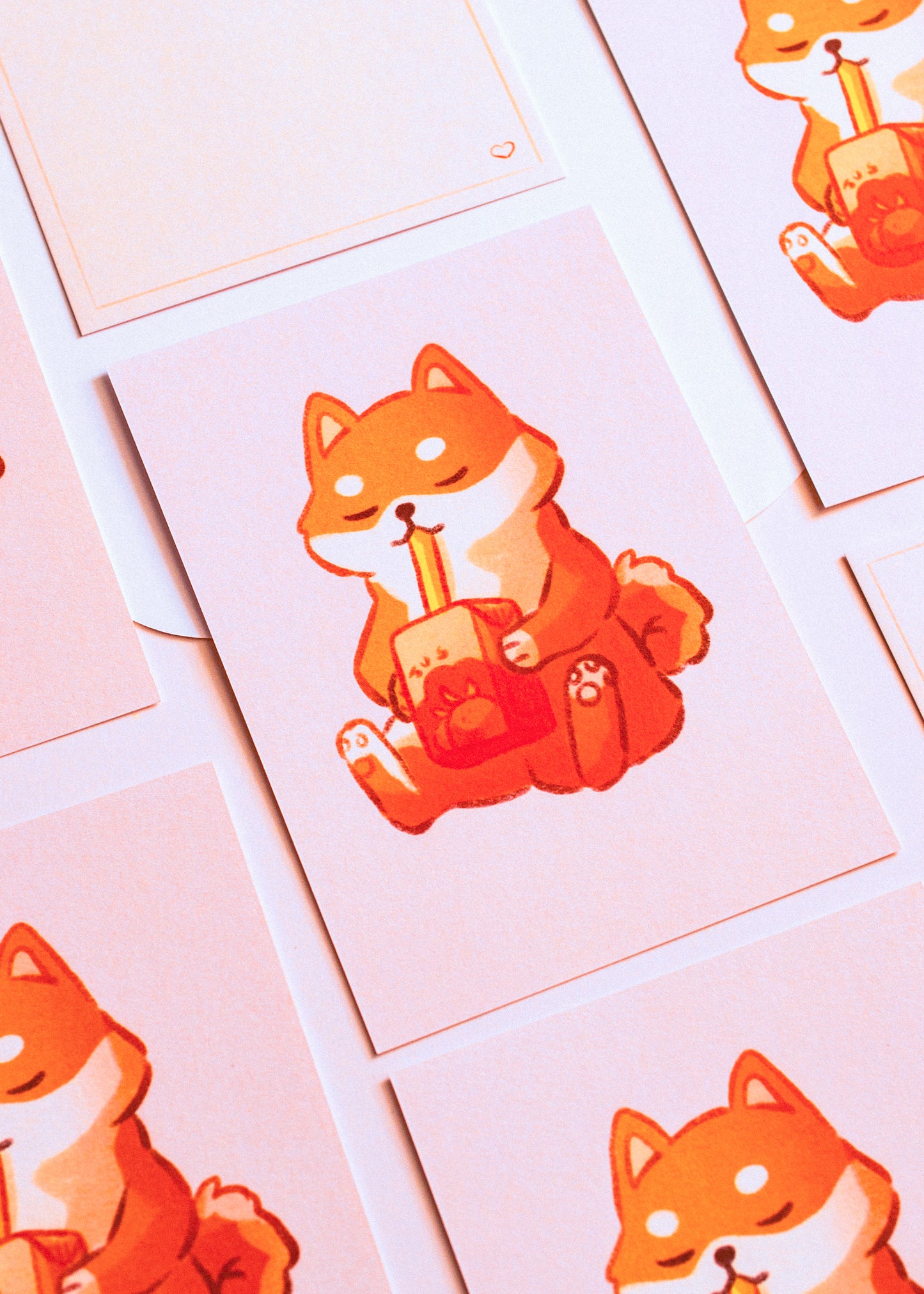 Minis prints - Shiba et son jus