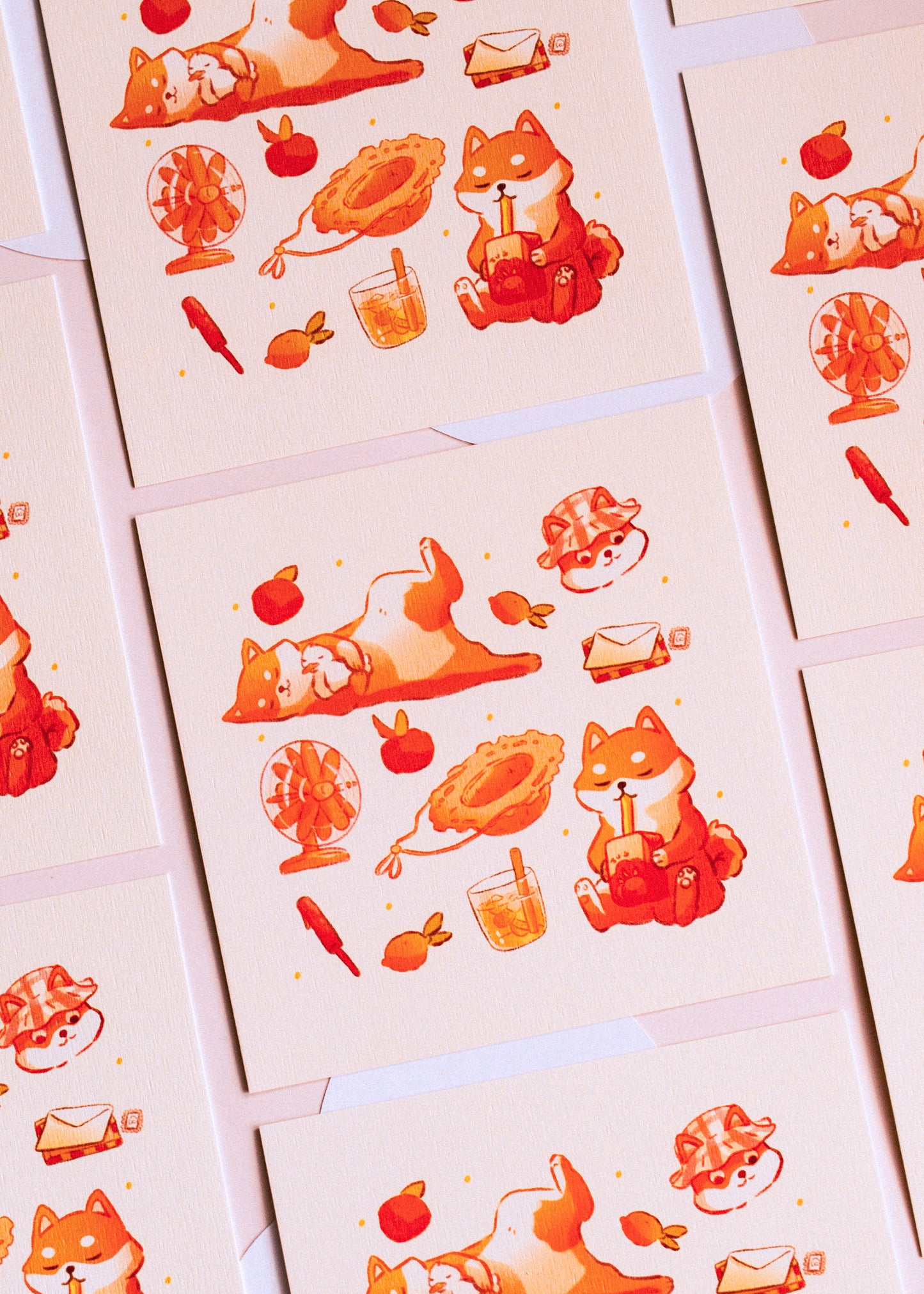Print - Shibas d'été
