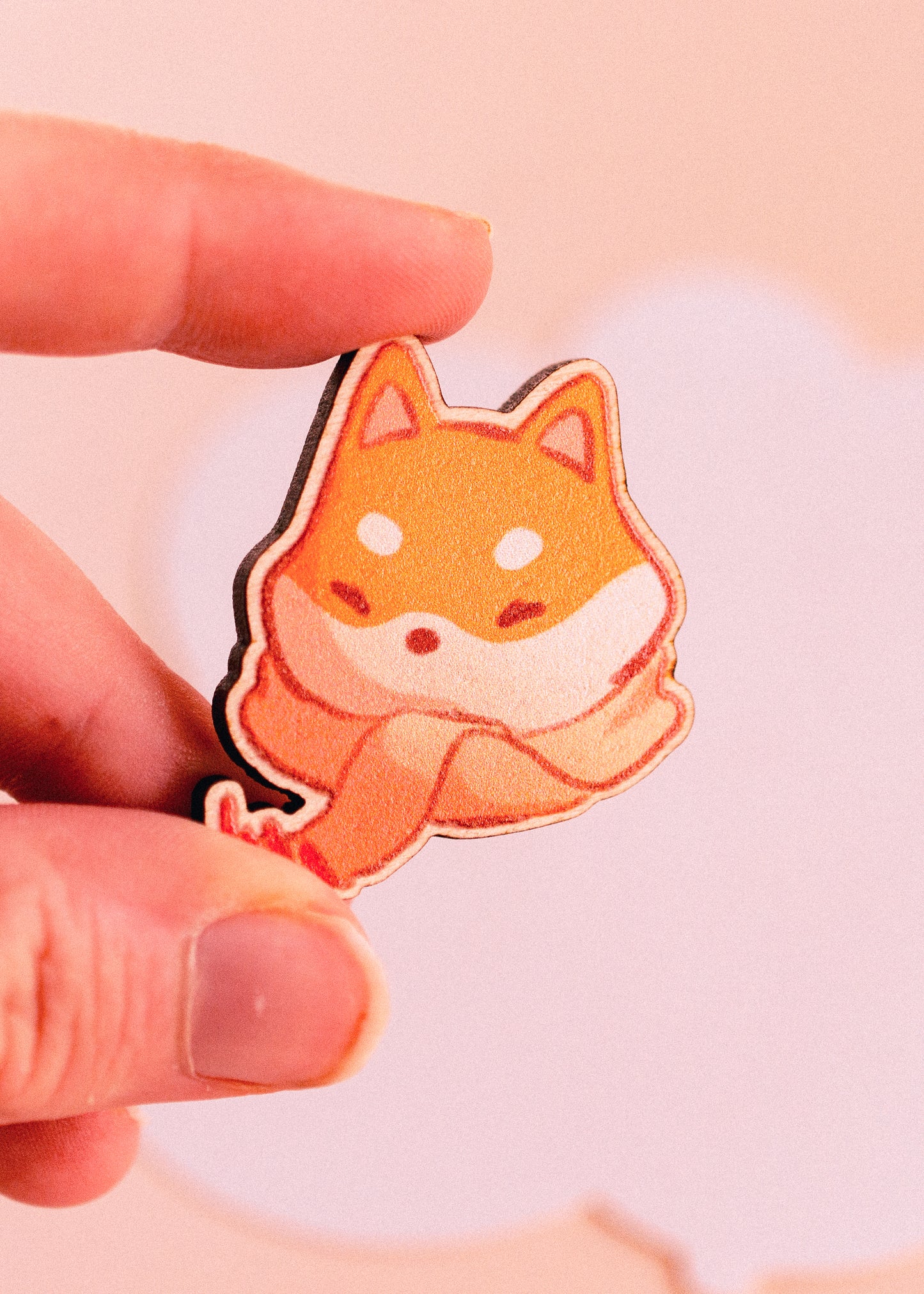 Magnet - Shiba scarf