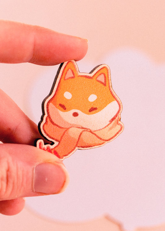 Magnet - Shiba scarf