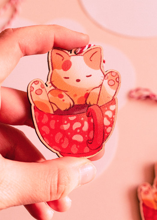 Ornament - Cat in the Cup