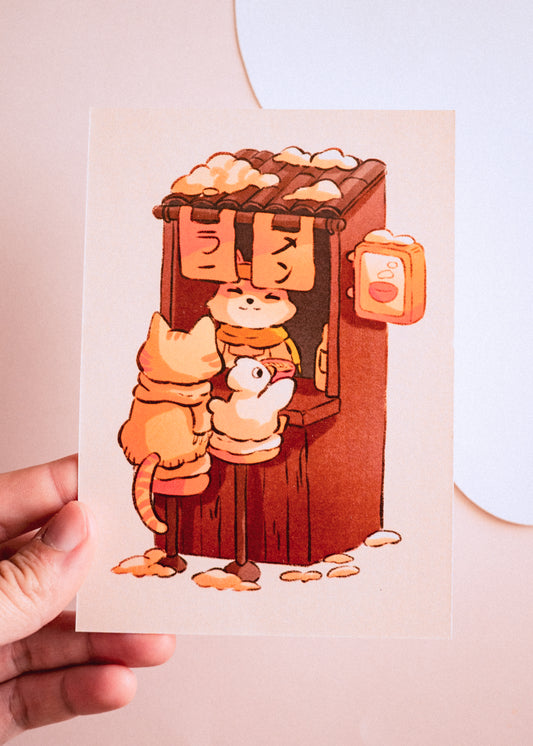 Mini prints - Duck in the bag