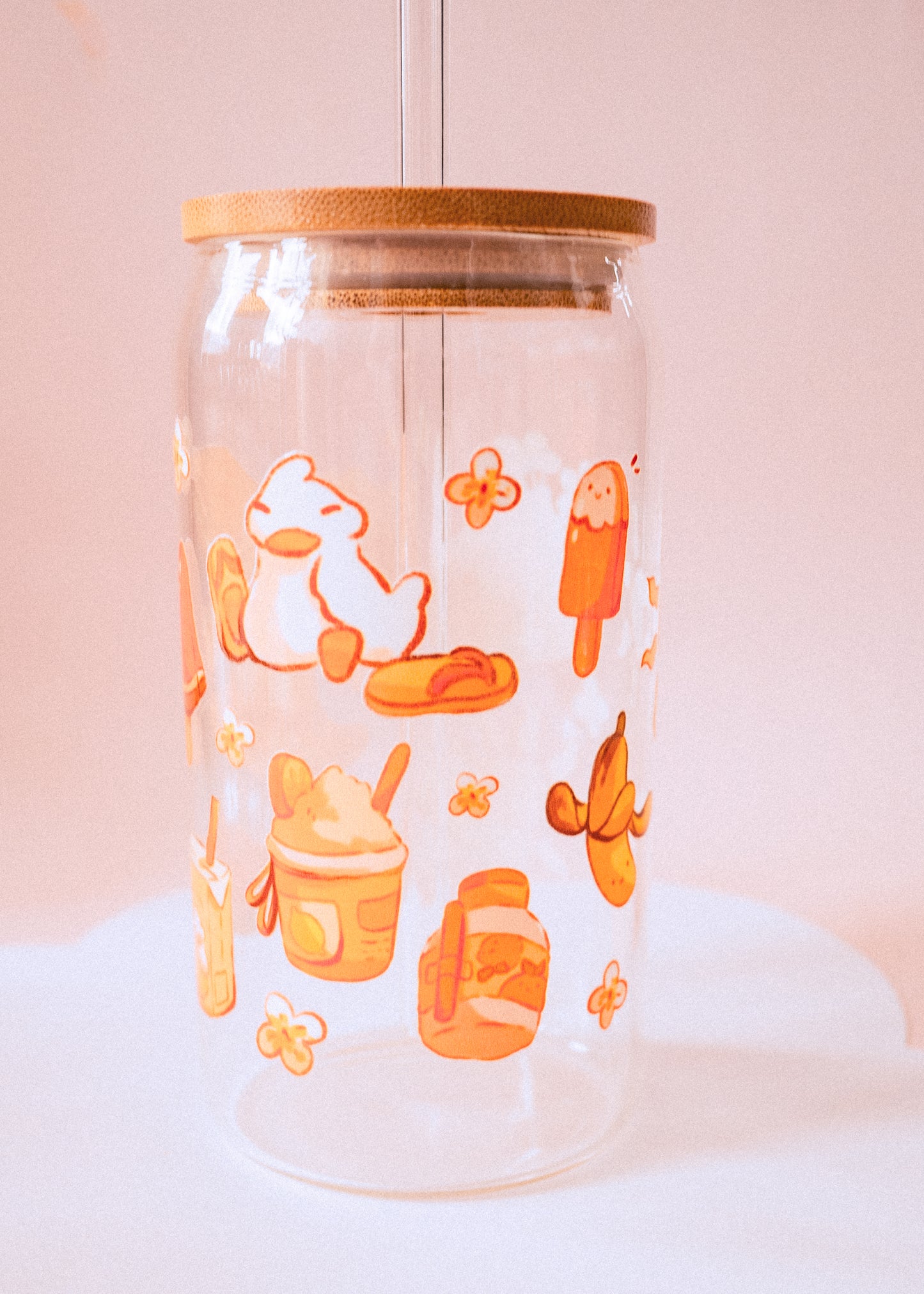 Glass - Summer duck