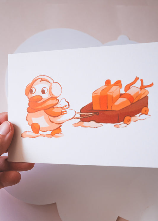 Mini prints - Duck in the bag