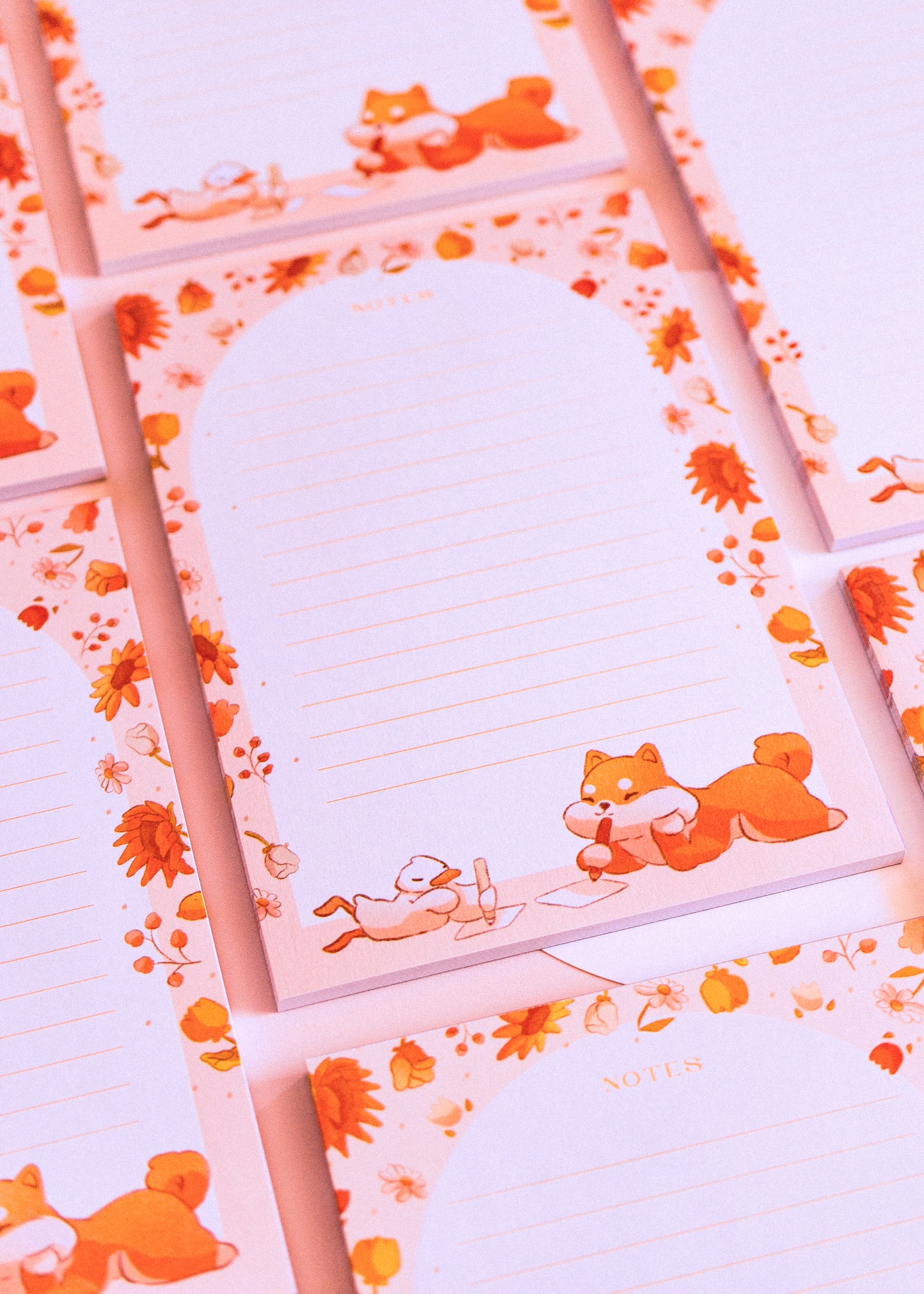 A5 Notepad - Summer ducks