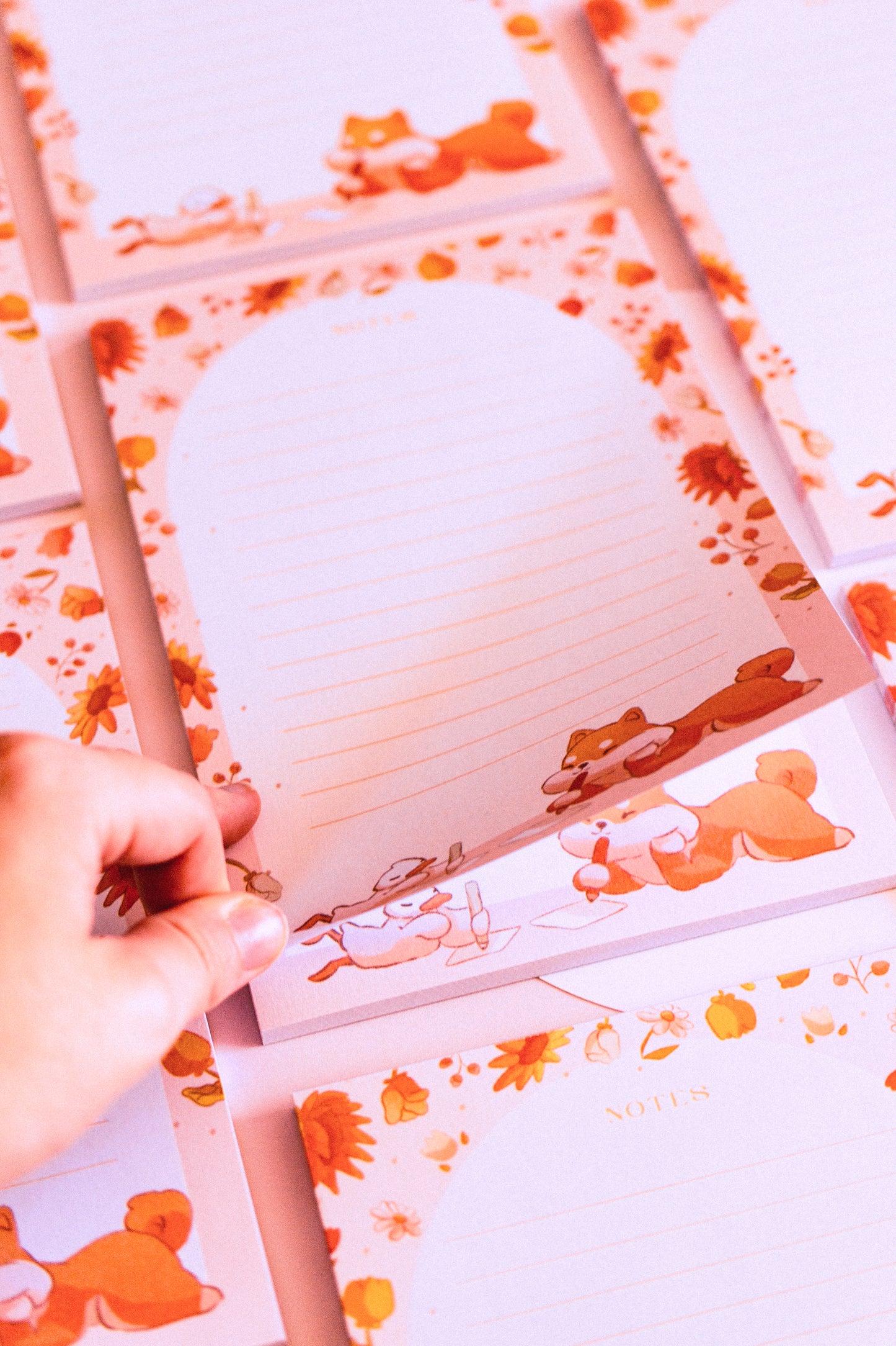 A5 Notepad - Summer ducks